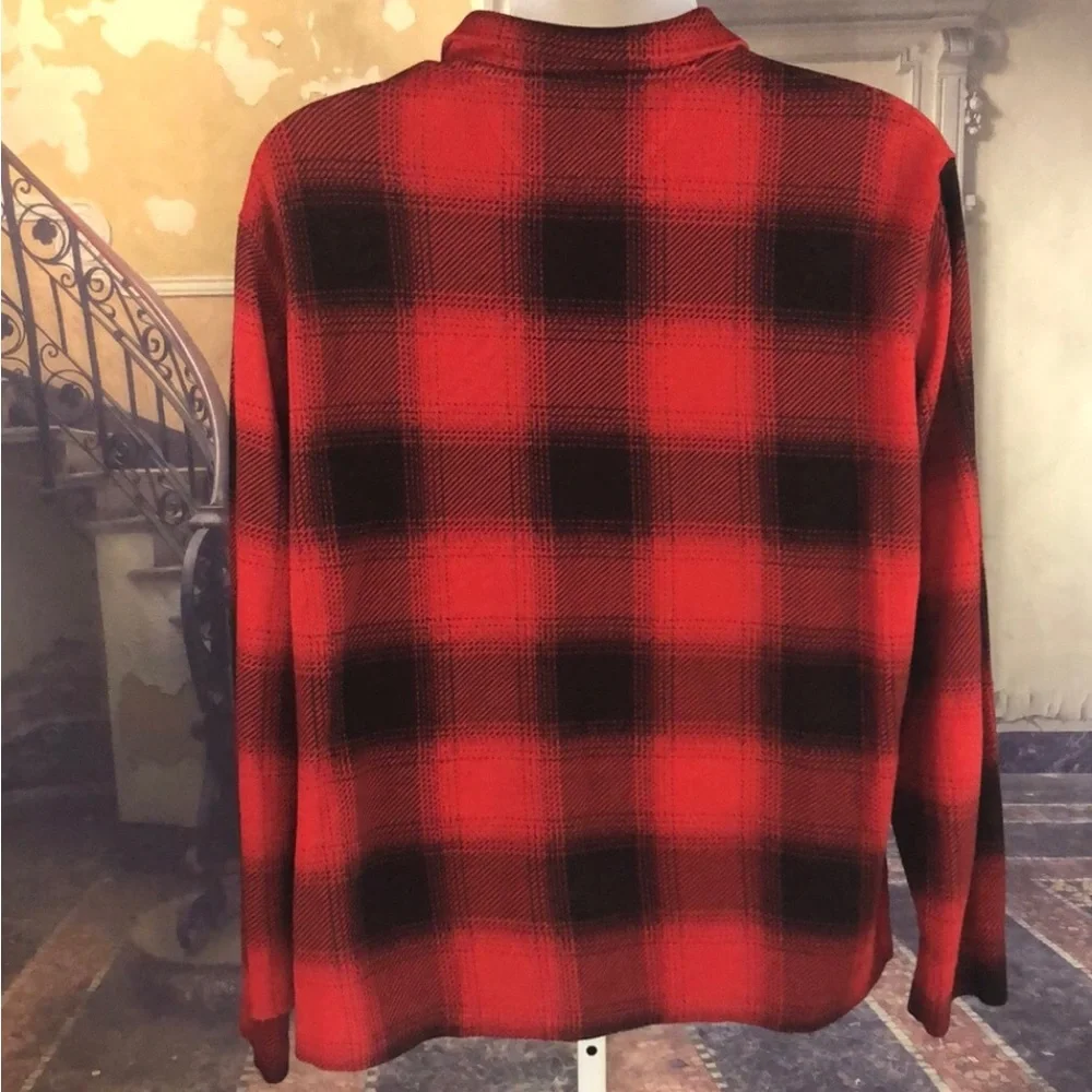 ✨Polo Ralph Lauren Red and Black Plaid Pullover